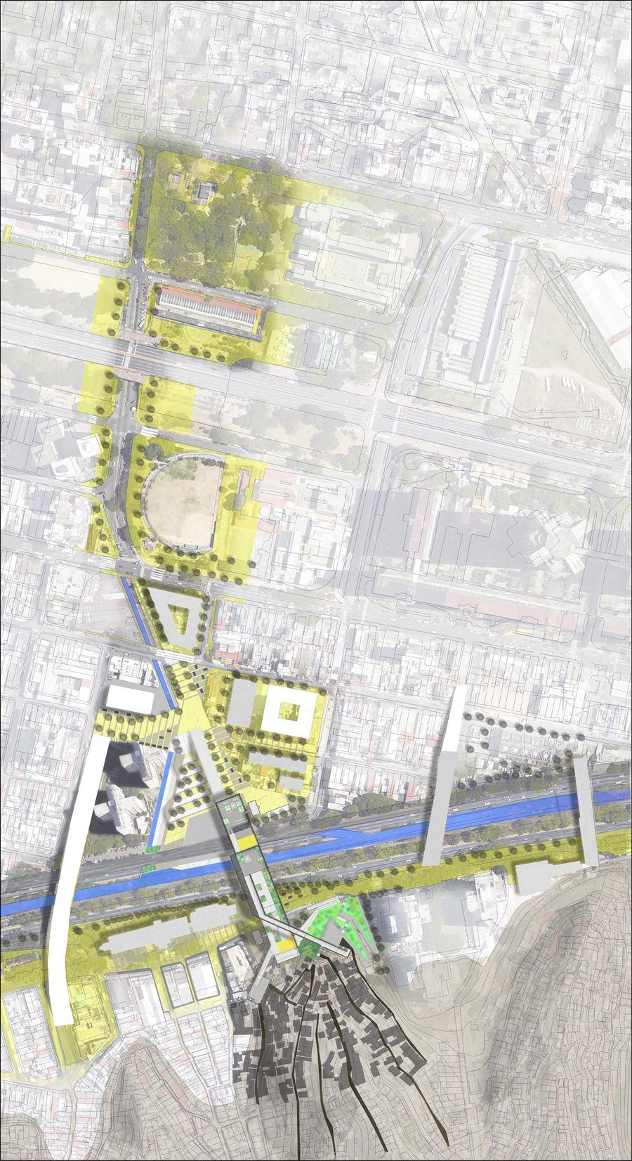 Banda de Sutura — plano de Master Plan